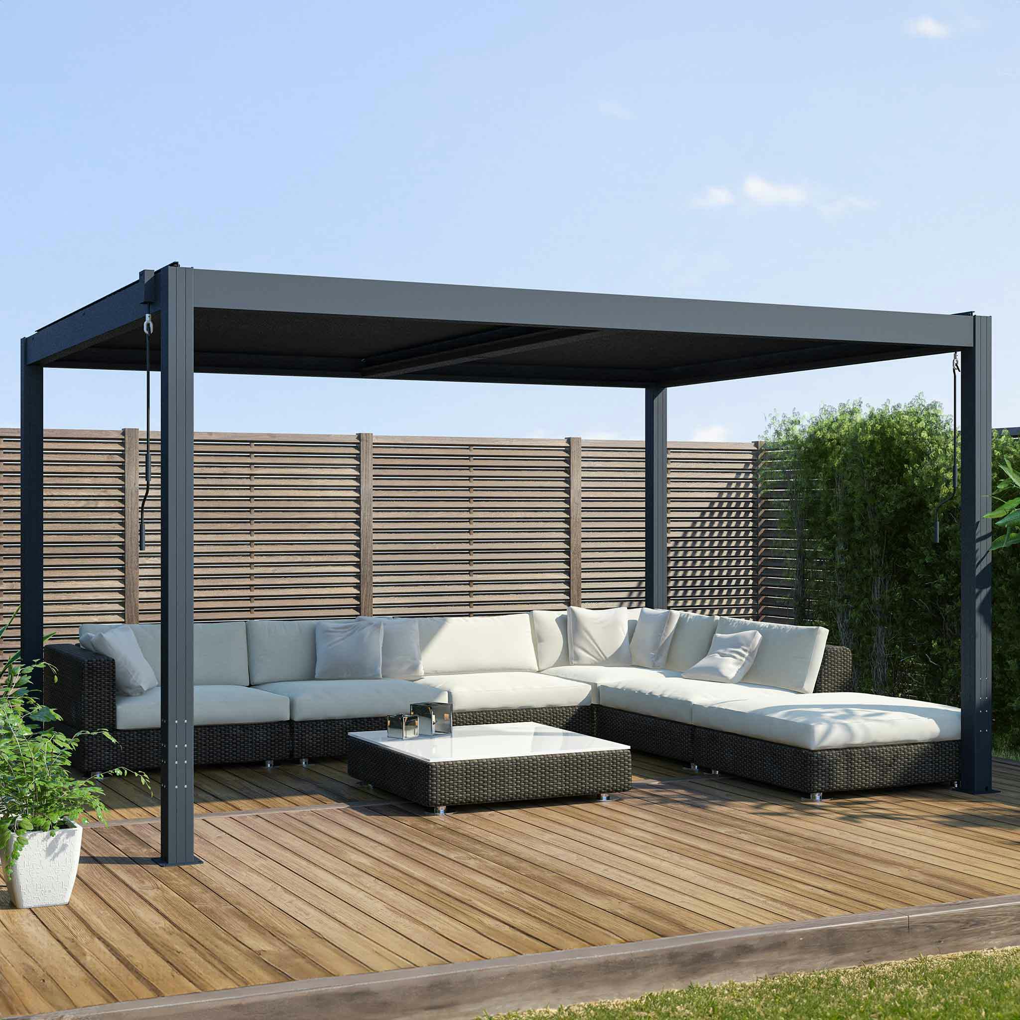 Pergola Fornorth Lounge 4x3m