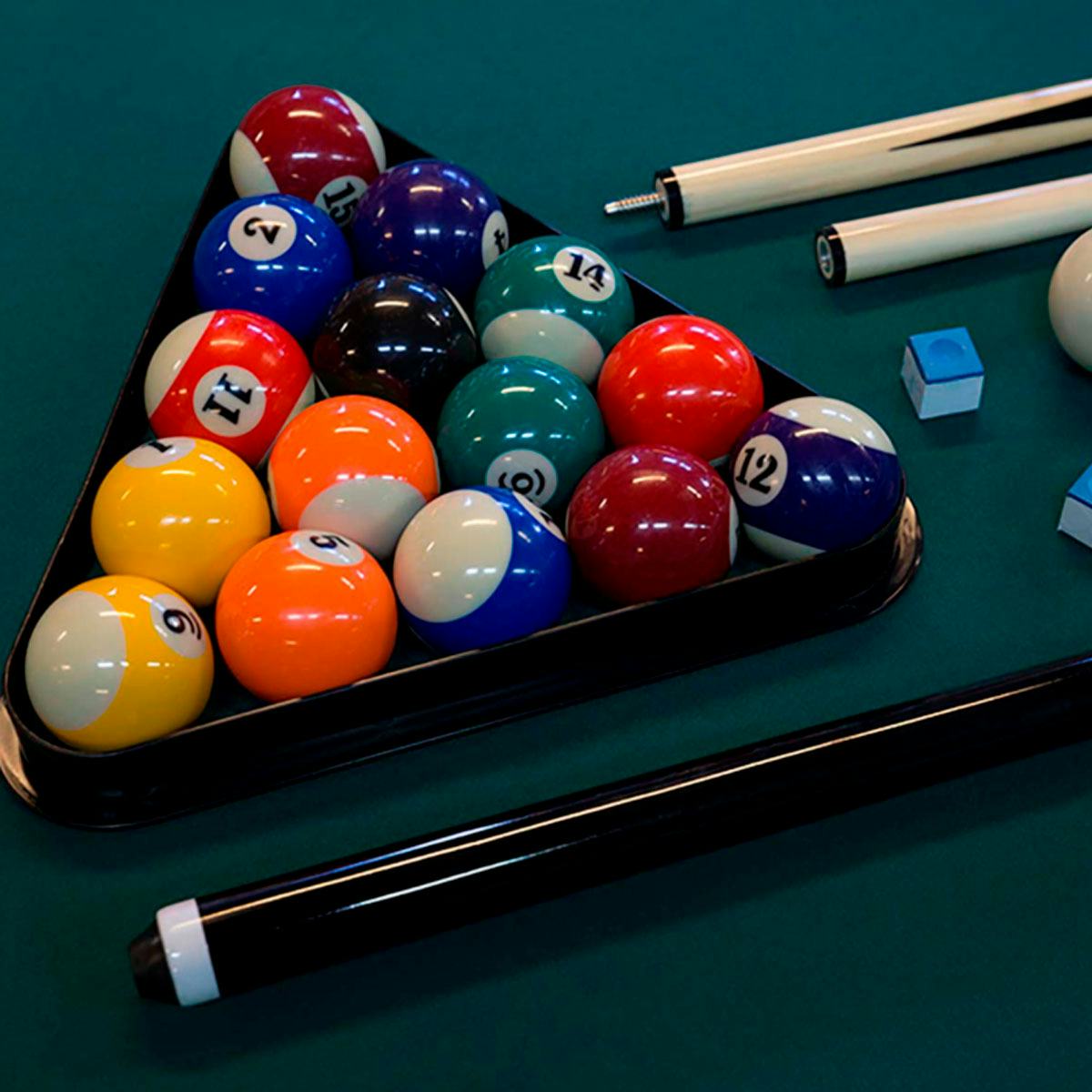 Biljardset Blackwood Komplett Spelpaket med Officiella Kulor & Biljardköer