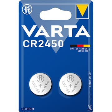 Batteri VARTA Litium CR2450 2-Pack