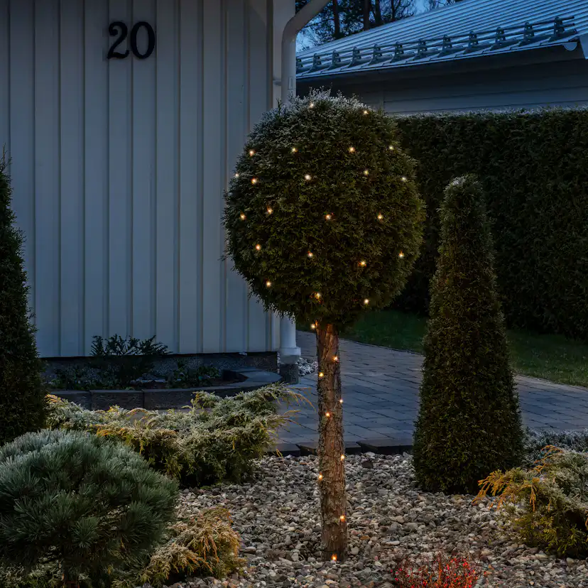 Ljusslinga Gnosjö Konstsmide Amber Micro-LED 19,8 m