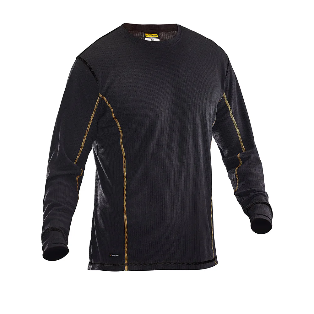 Underställströja Jobman Rundhalsad Svart 5570