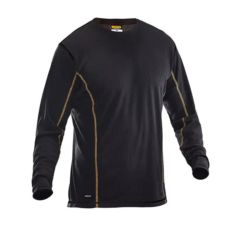 Underställströja Jobman Rundhalsad Svart 5570