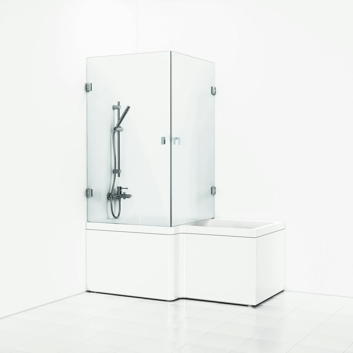 Badkarsvägg Svedbergs 180° Rak Hörn