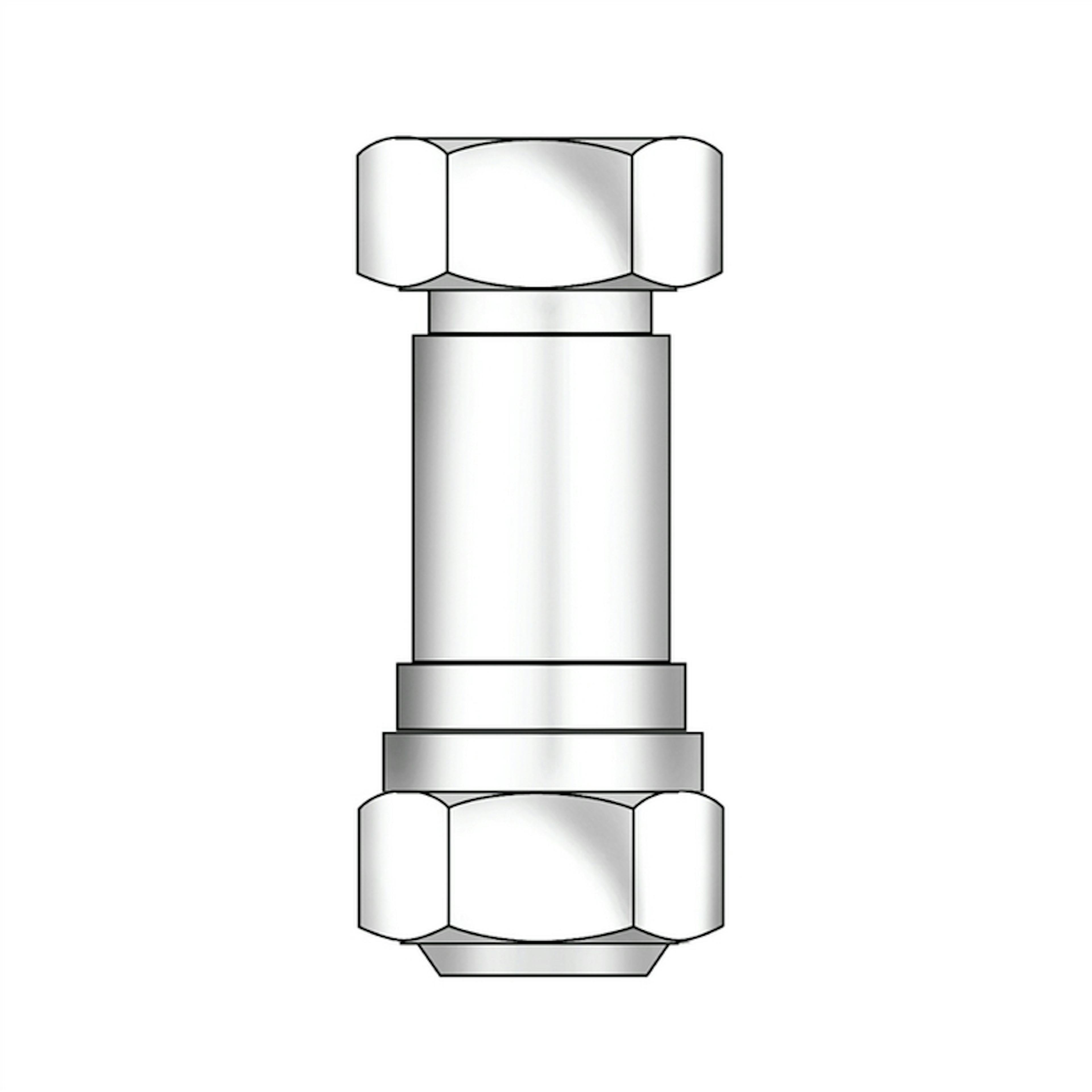 Förlängningskoppling MMA M22X15 för 15 och 12 Rör
