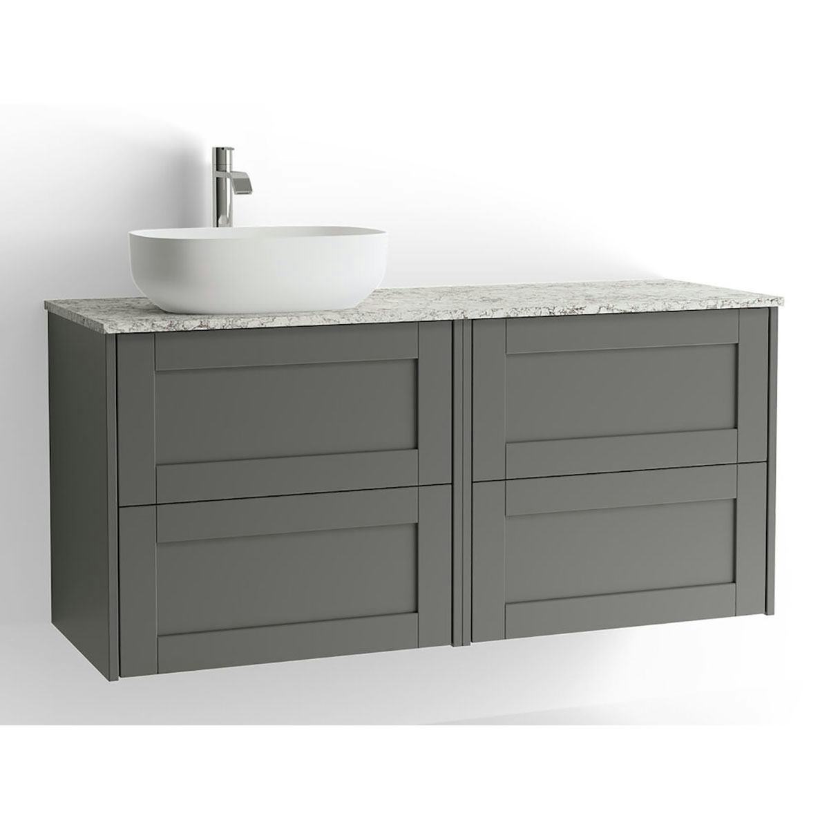 Tvättställsskåp Vedum Mezzo Frame 1200 med 4 Lådor