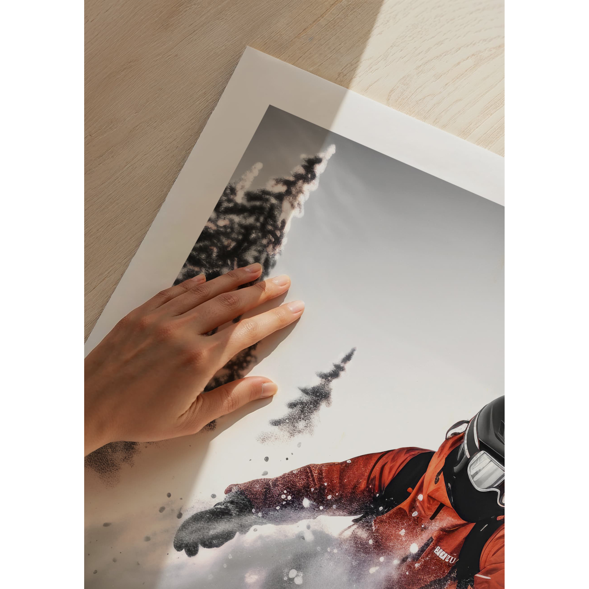 Poster Gallerix Skier Off Pist