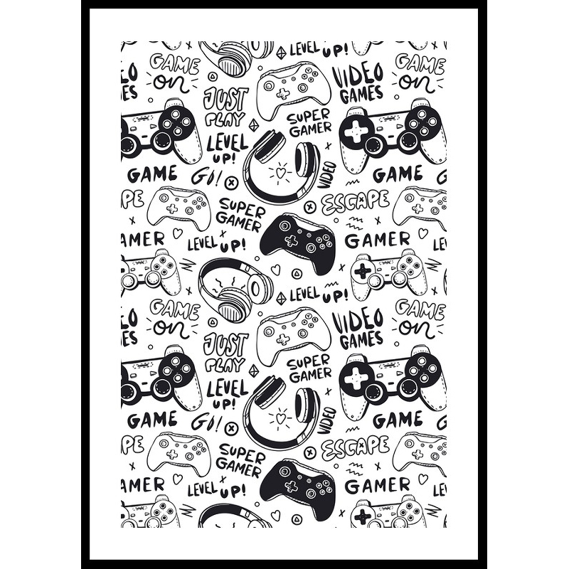 Poster Gallerix Gamer Level Up