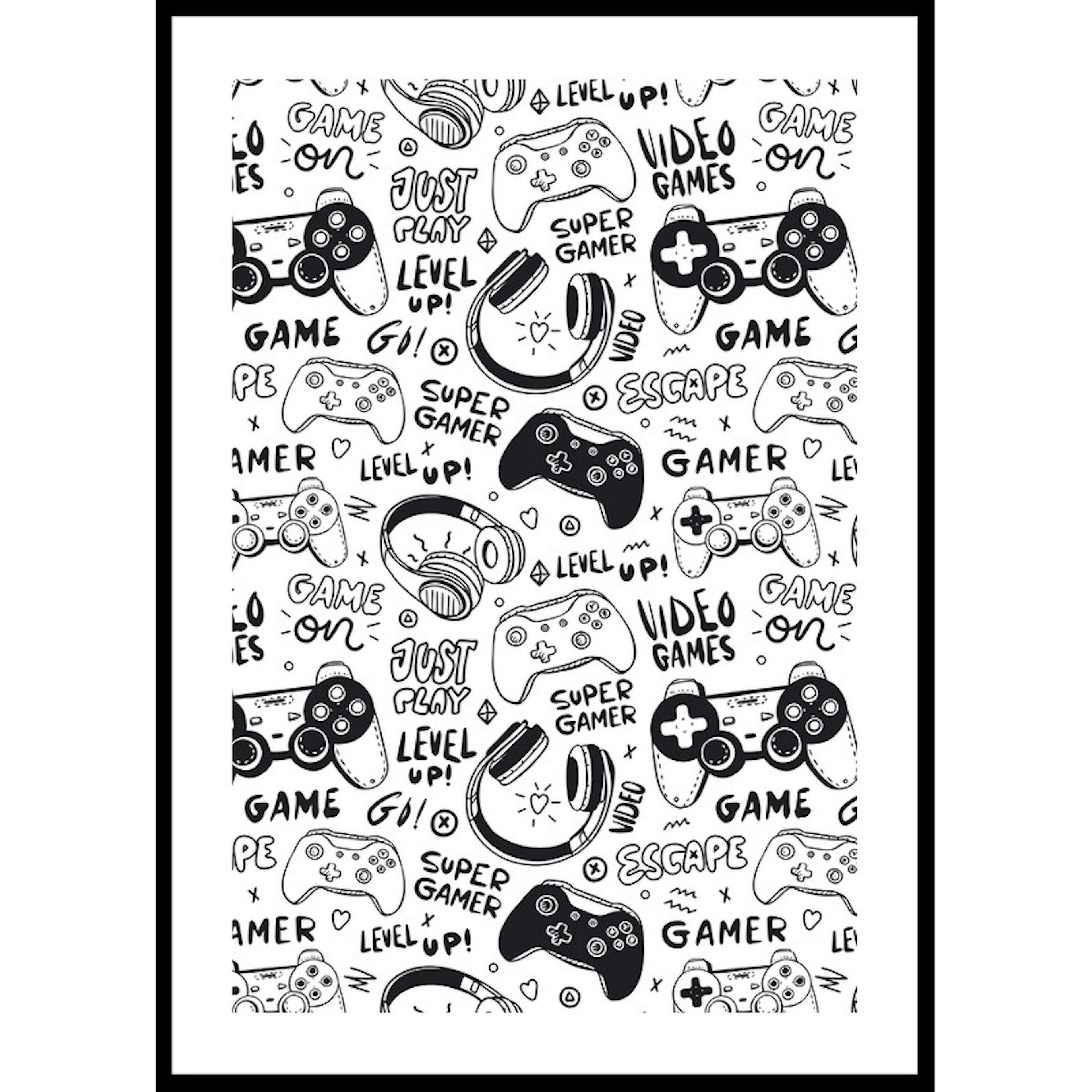 Poster Gallerix Gamer Level Up