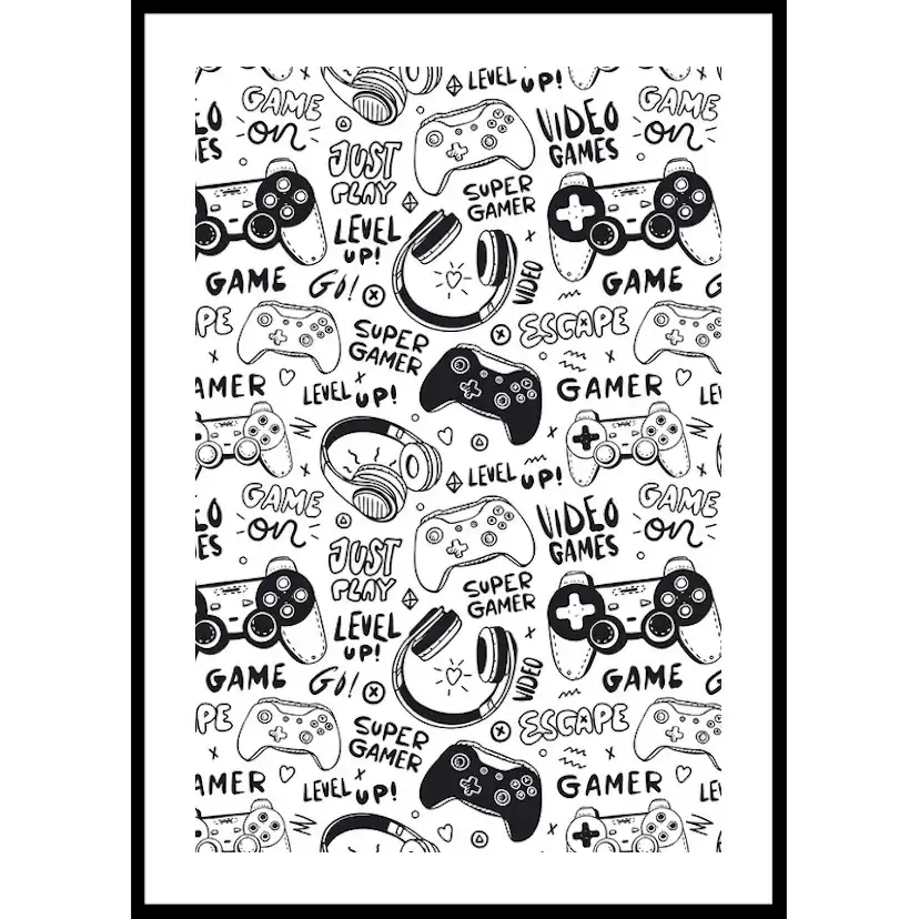 Poster Gallerix Gamer Level Up