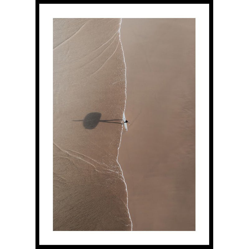 Poster Gallerix Surfer Drone View