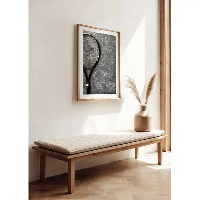 Poster Gallerix Tennis Racket B&W