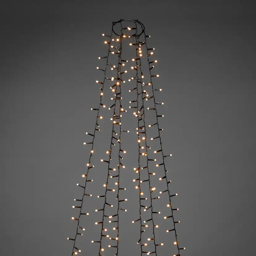 Julgransslinga Gnosjö Konstsmide Cluster Frost 110/180x6 30V