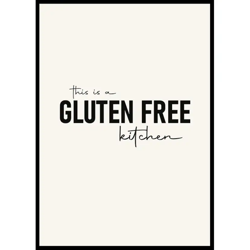 Poster Gallerix Gluten Free Kitchen