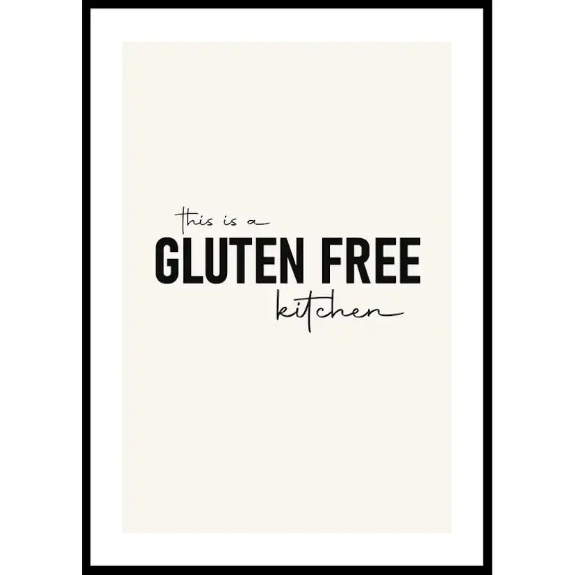 Poster Gallerix Gluten Free Kitchen