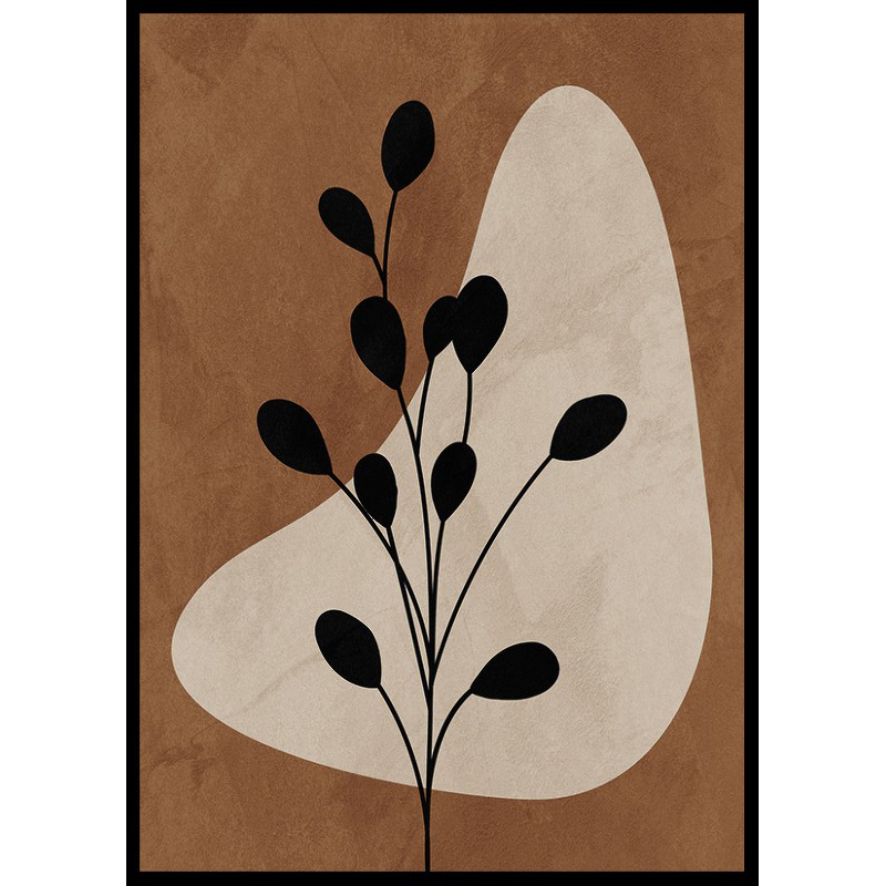 Poster Gallerix Abstract Botanical Painting