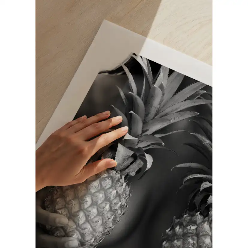 Poster Gallerix Them Pineapples B&W