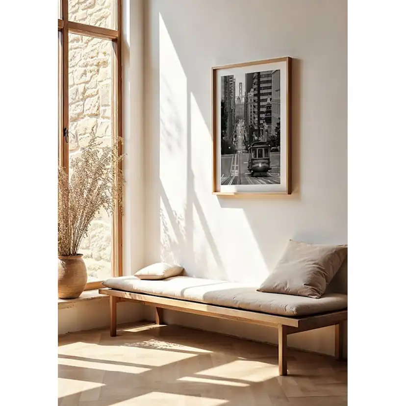 Poster Gallerix San Francisco Tram B&W