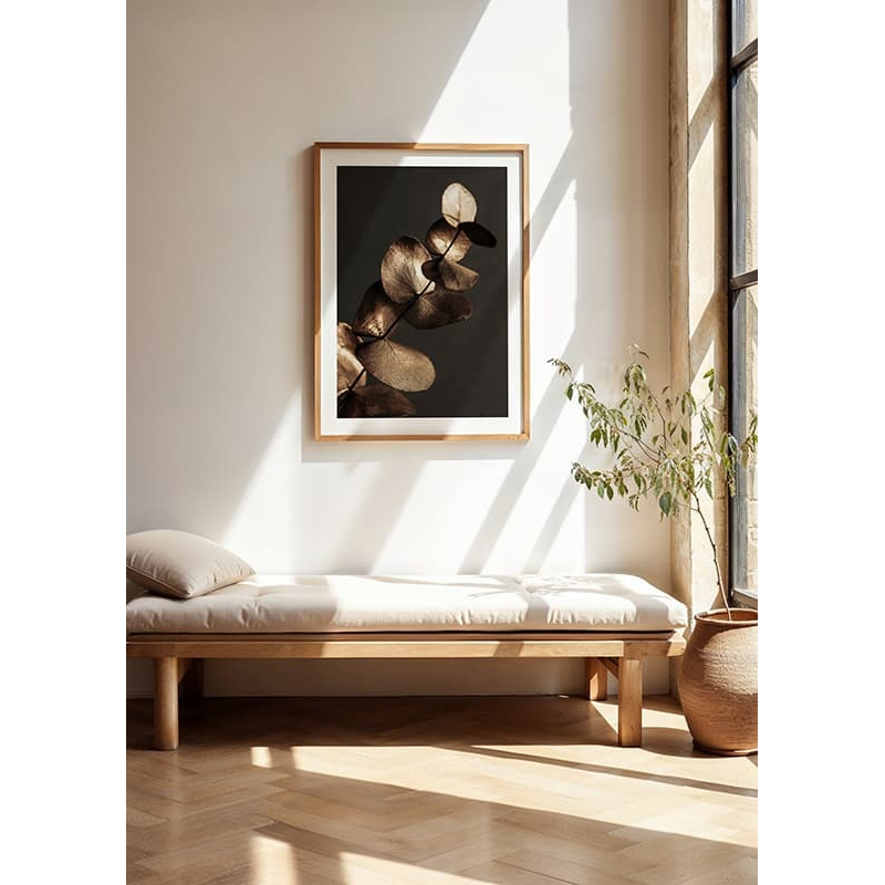 Poster Gallerix Eucalyptus Gold & Brown