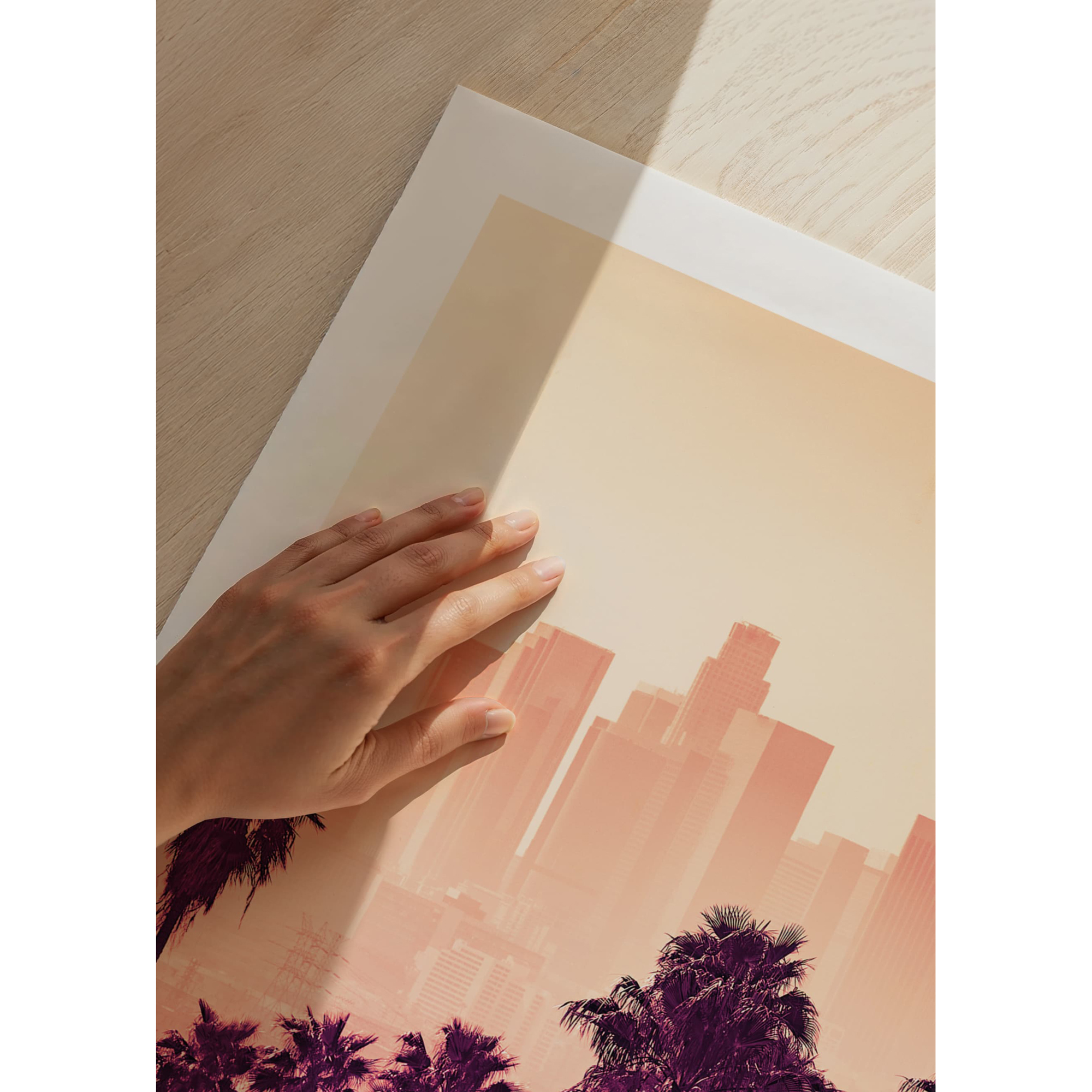 Poster Gallerix Los Angeles Neon Skyline