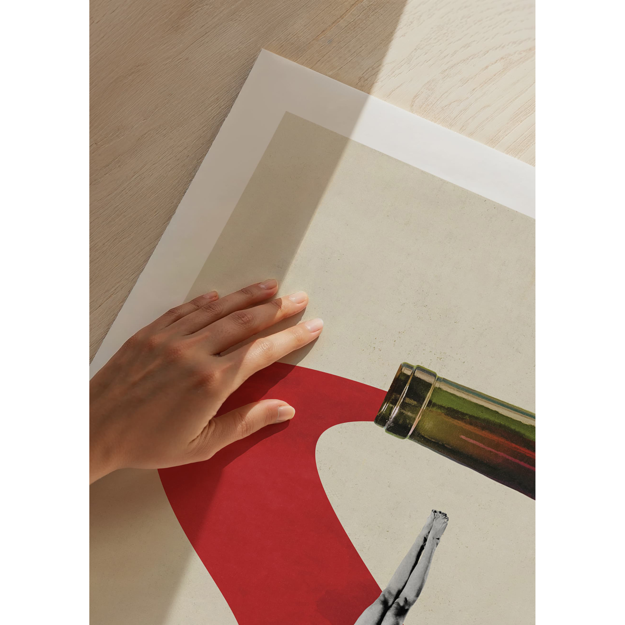 Poster Gallerix Diver In Wine River