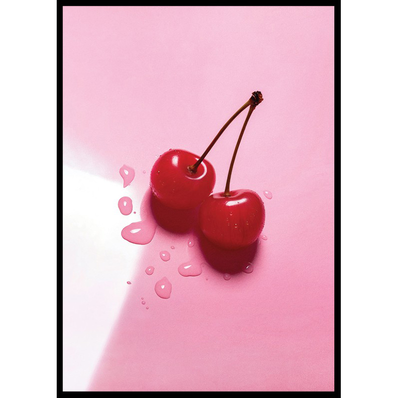 Poster Gallerix Cocktail Berries In Pink