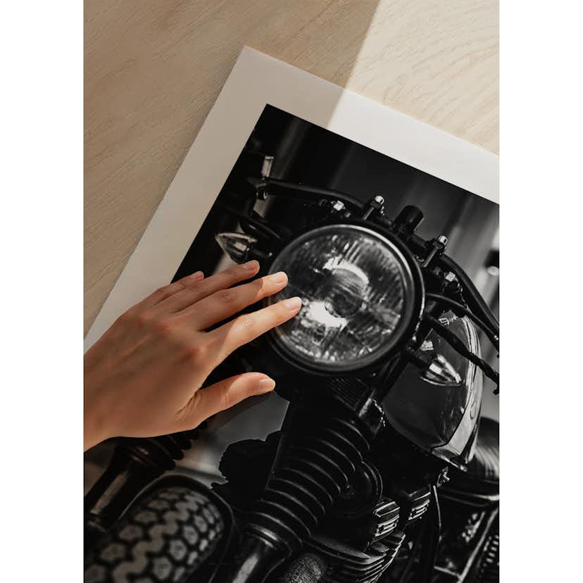 Poster Gallerix Black Motorcycle