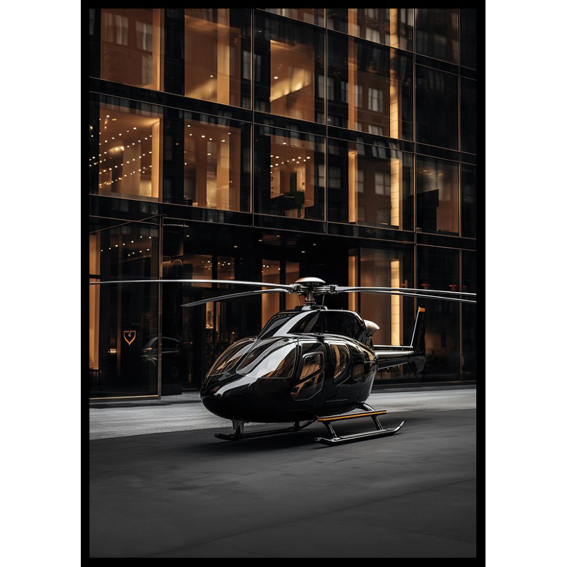 Poster Gallerix Helicopter Street View No2