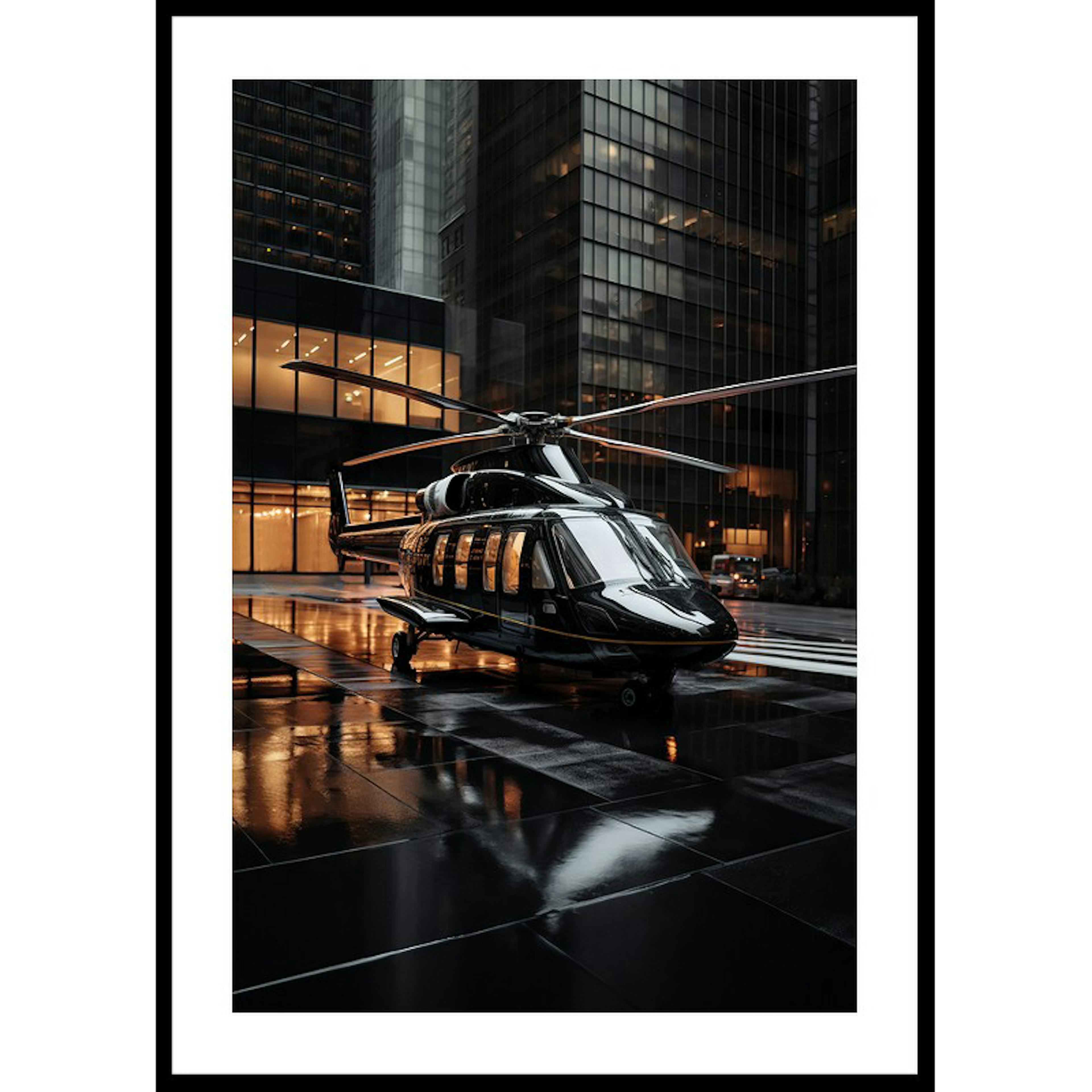 Poster Gallerix Helicopter Street View No1