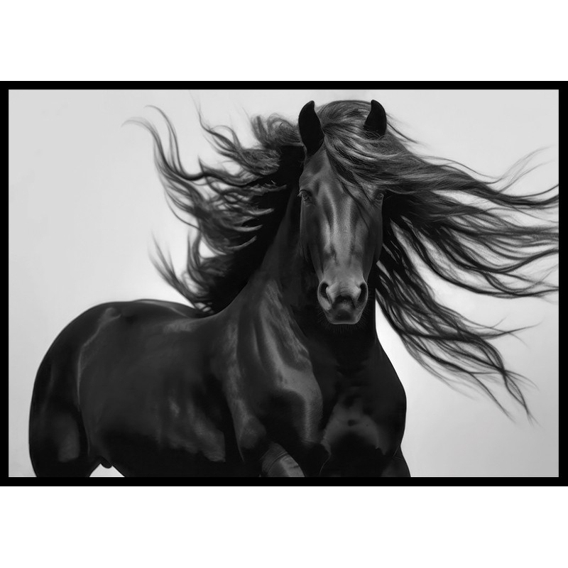 Poster Gallerix Black Horse Show No2