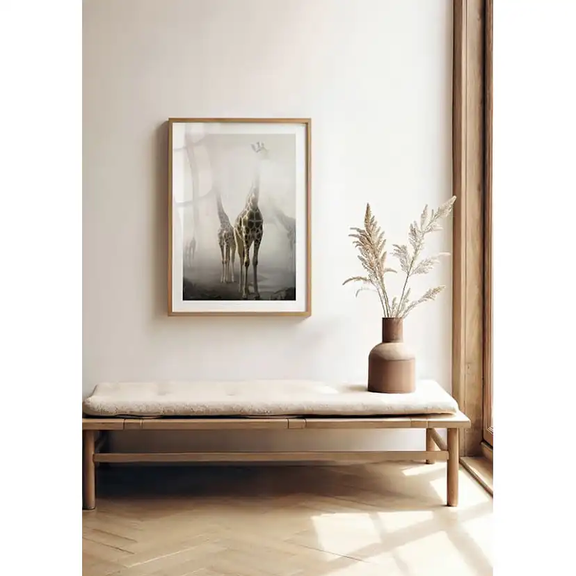 Poster Gallerix Giraffes Sky High