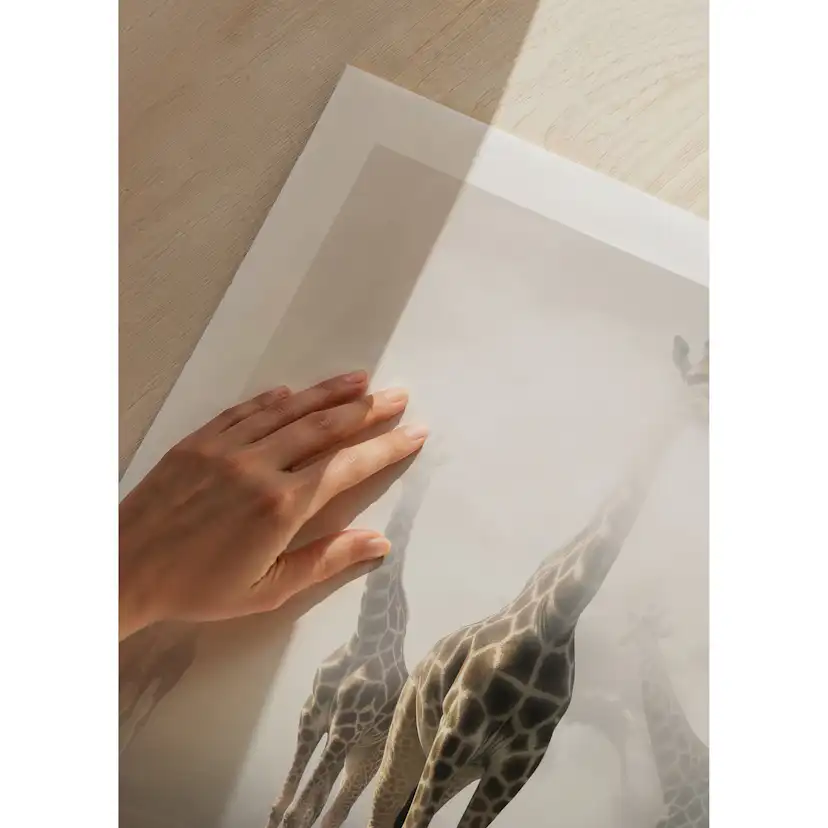 Poster Gallerix Giraffes Sky High