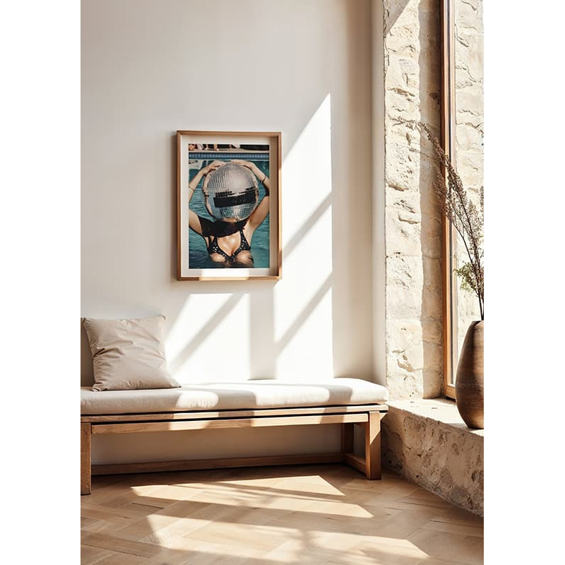 Poster Gallerix Disco Ball Vintage Style