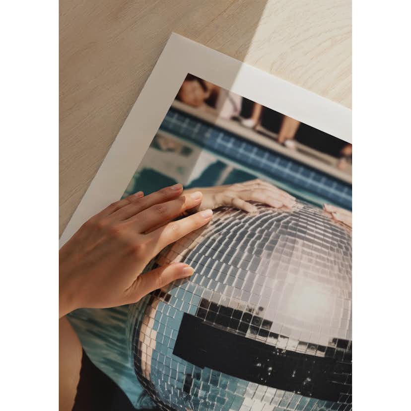 Poster Gallerix Disco Ball Vintage Style