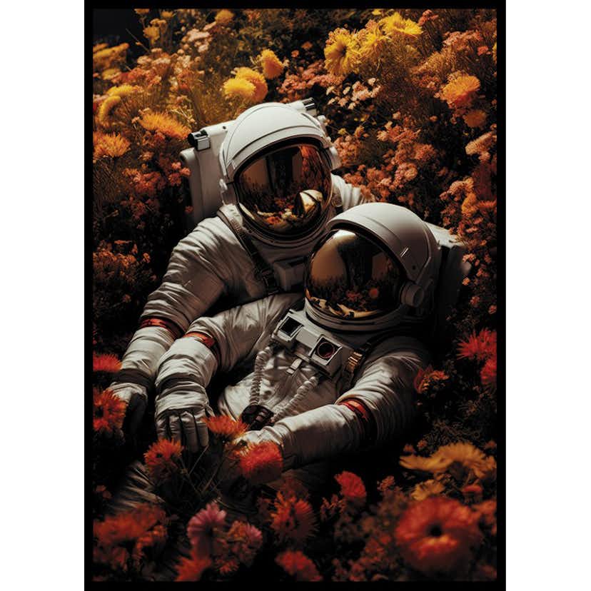 Poster Gallerix Astronauts Space Odyssey
