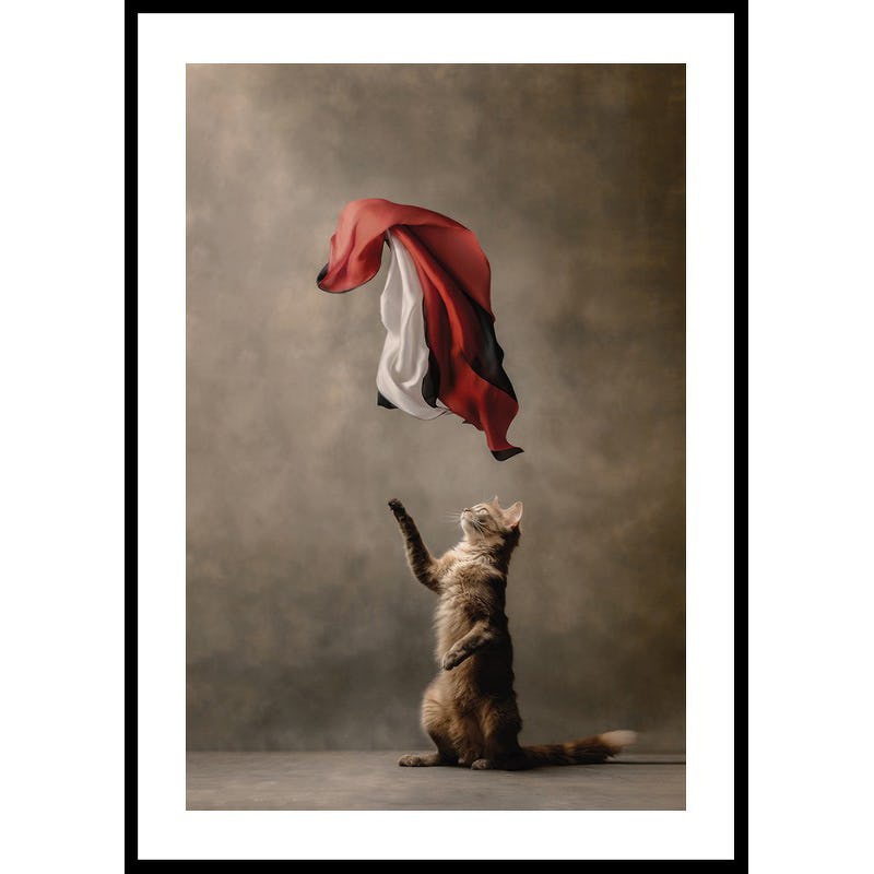 Poster Gallerix Playful Cat Studio Elements