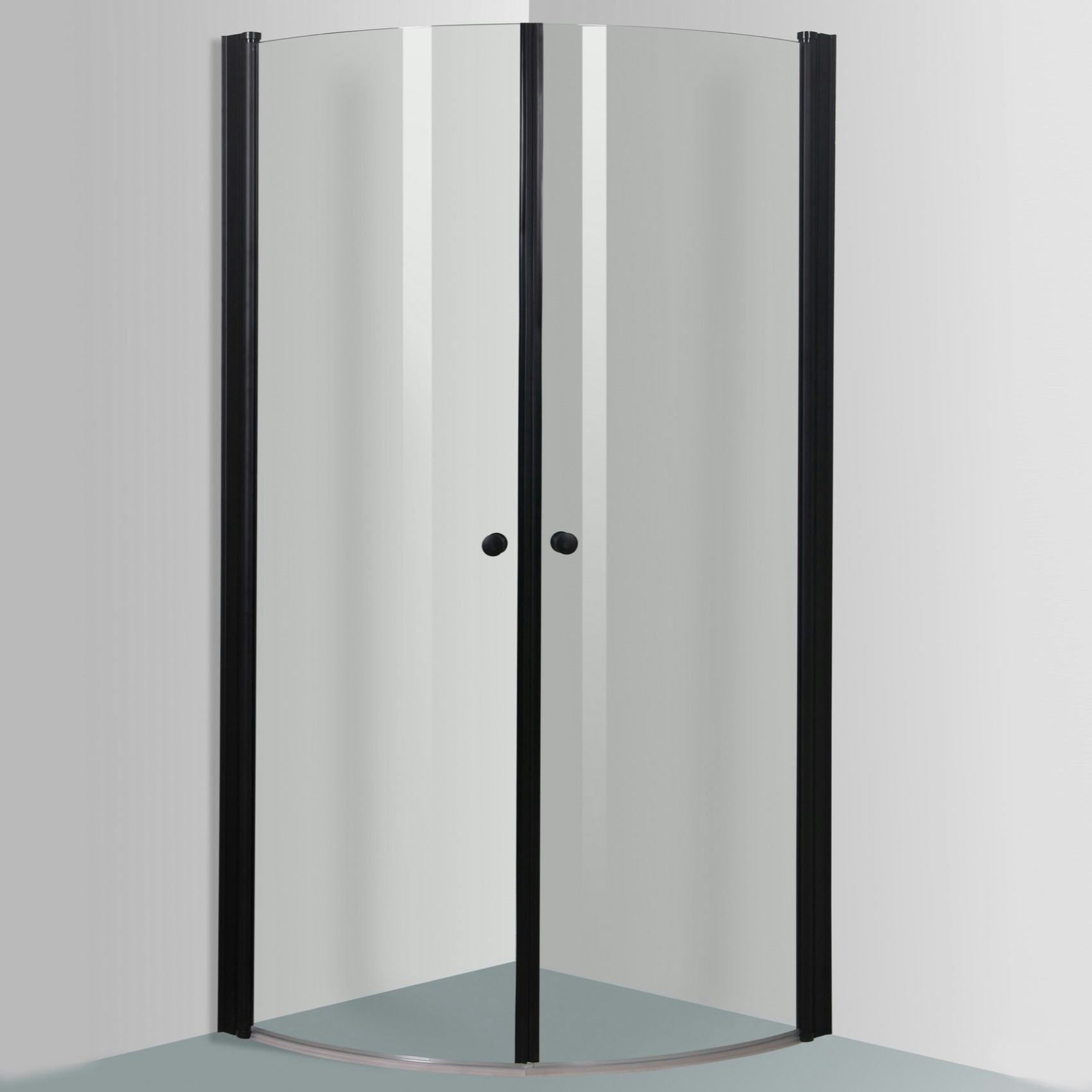 Duschhörn Sunwind Ariel Round Black