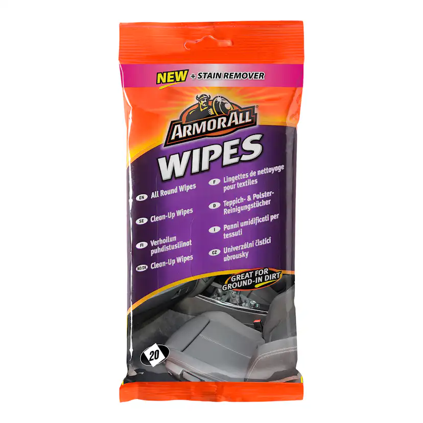 Rengöringsduk Armor All Clean-Up Wipes Flatpack