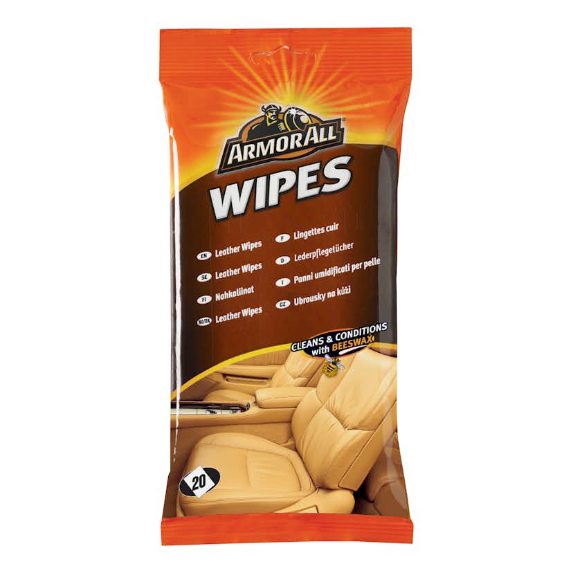 Rengöringsduk Armor All Leather Wipes Flatpack