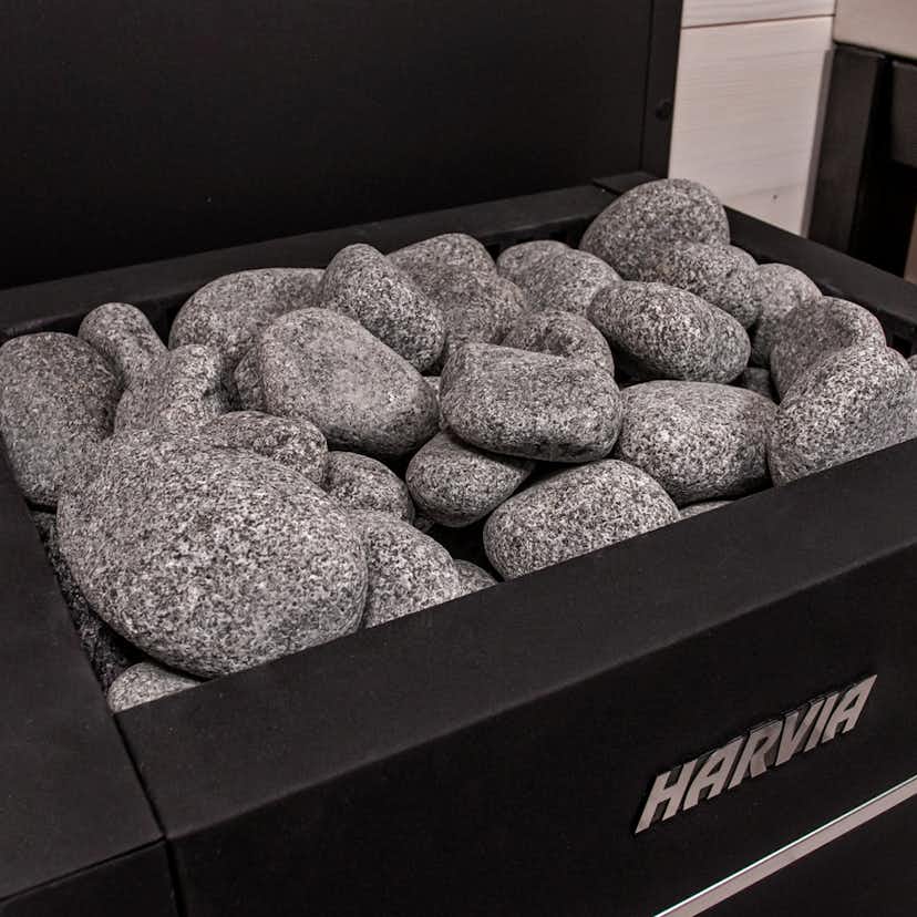 Bastusten Harvia Rundade Olivindiabas 5-10 cm 15 kg