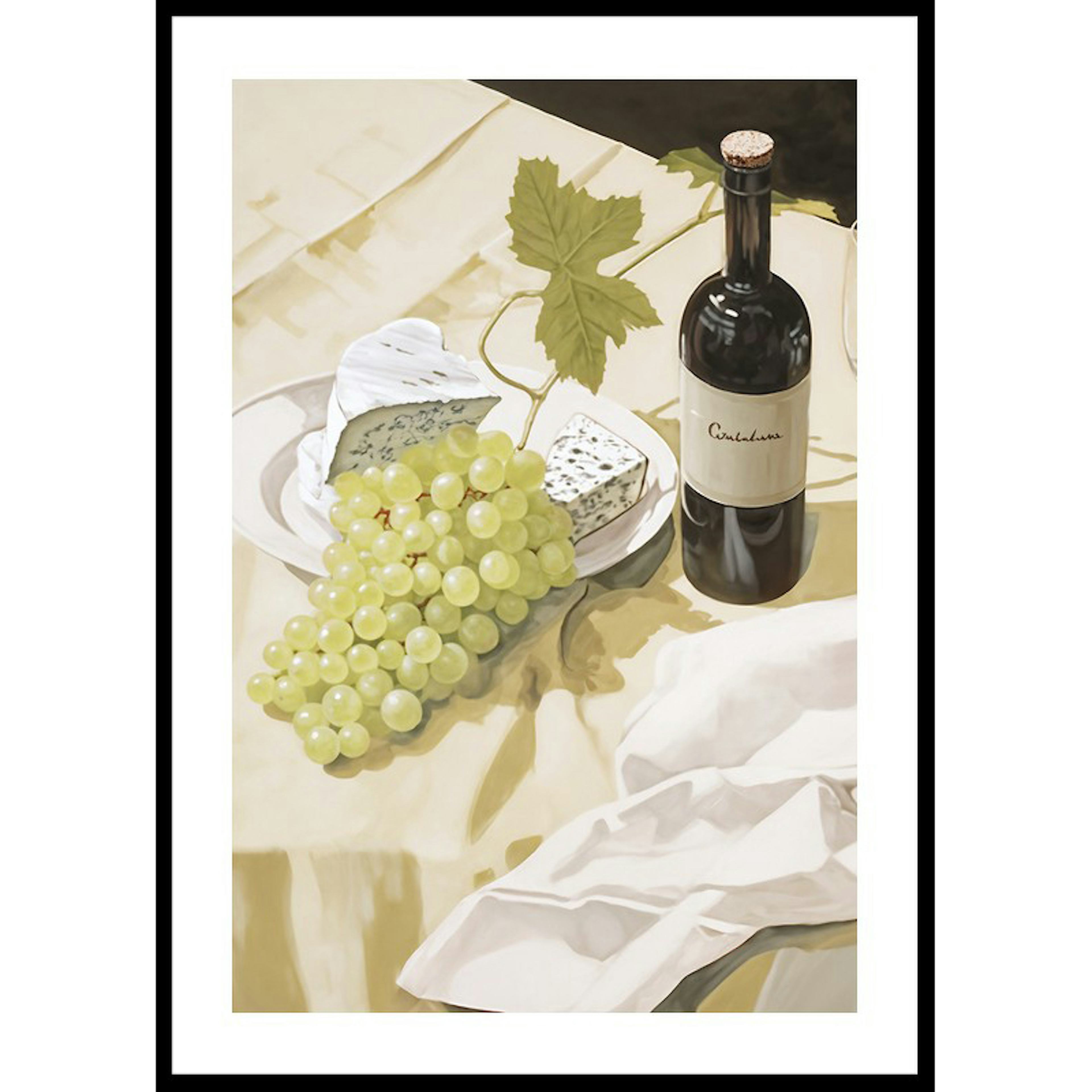 Poster Gallerix Wine And Grapes