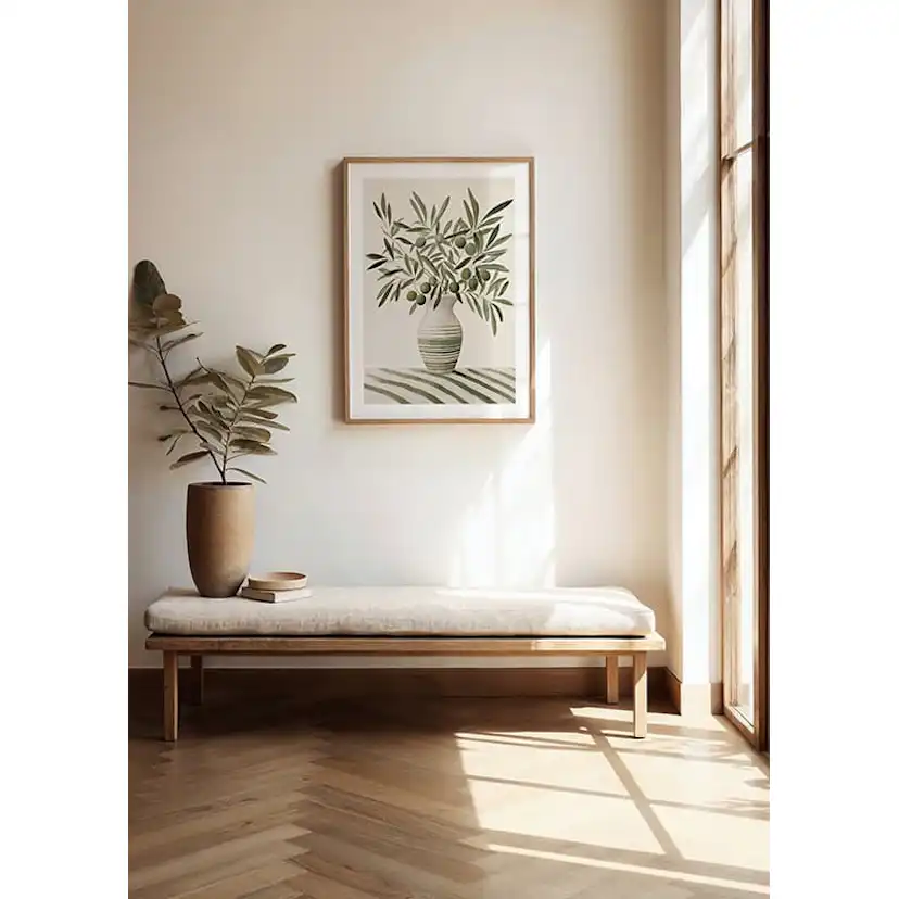 Poster Gallerix Olives In Vase