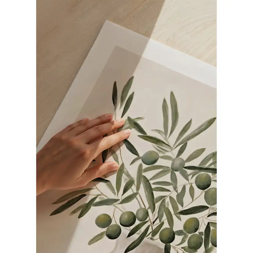 Poster Gallerix Olives In Vase