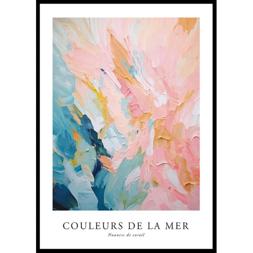 Poster Gallerix Couleurs De La Mer