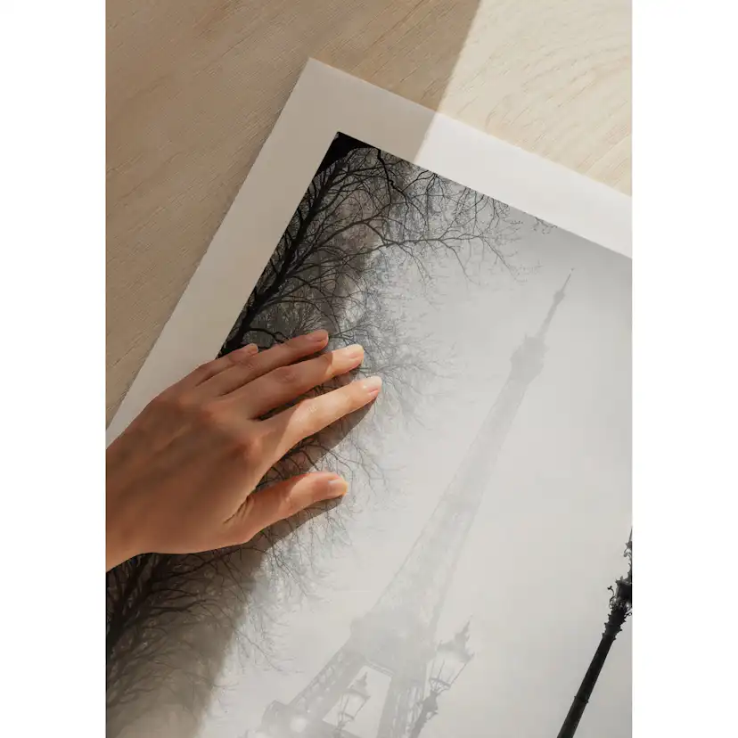 Poster Gallerix Paris In Fog B&W