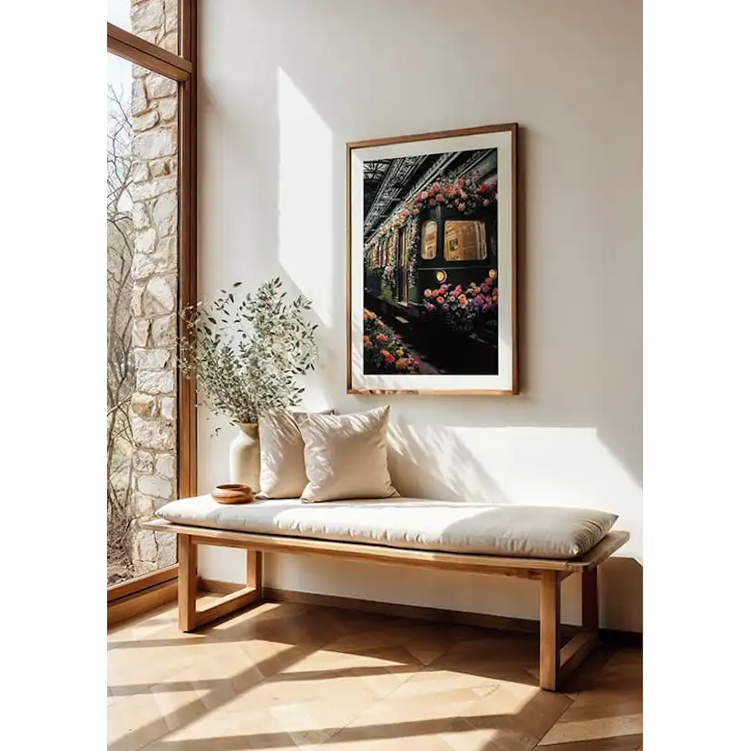 Poster Gallerix Train En Fleurs