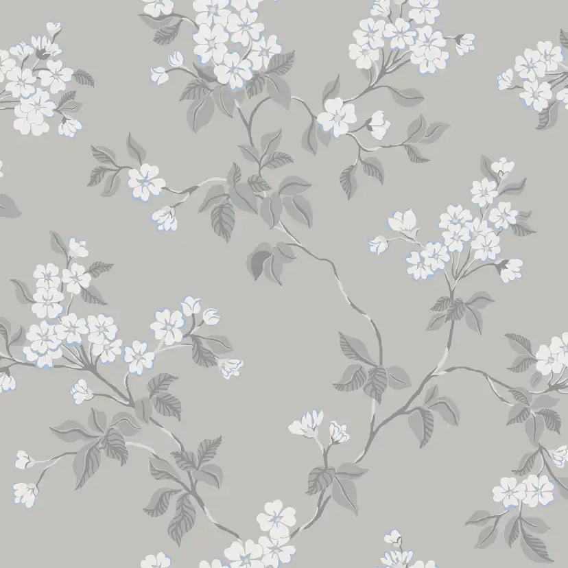 Tapet Duro Karin Grå 67901 QuickUp, Mönstrad Grå