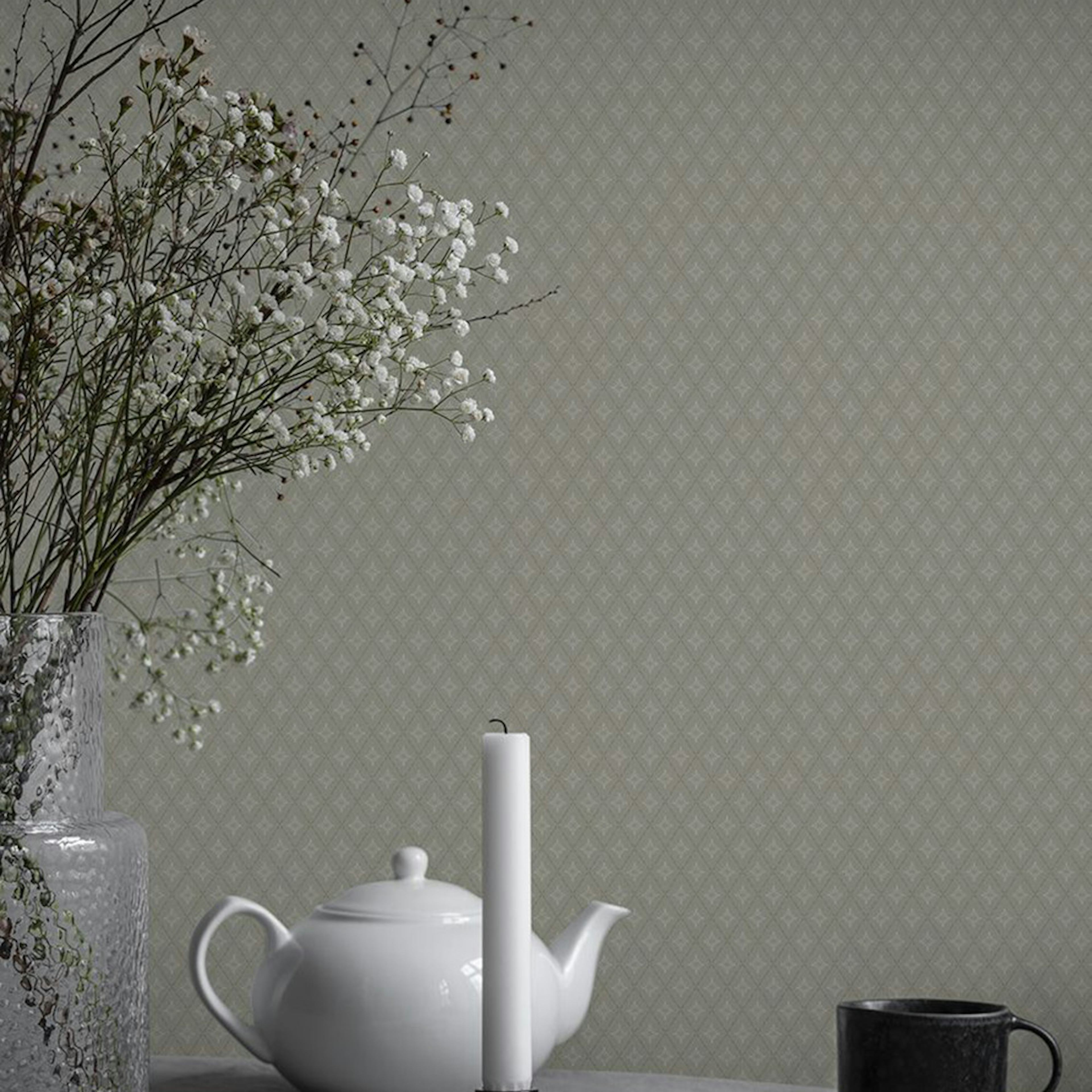 Tapet Duro Lillstjärna Sand 680-12