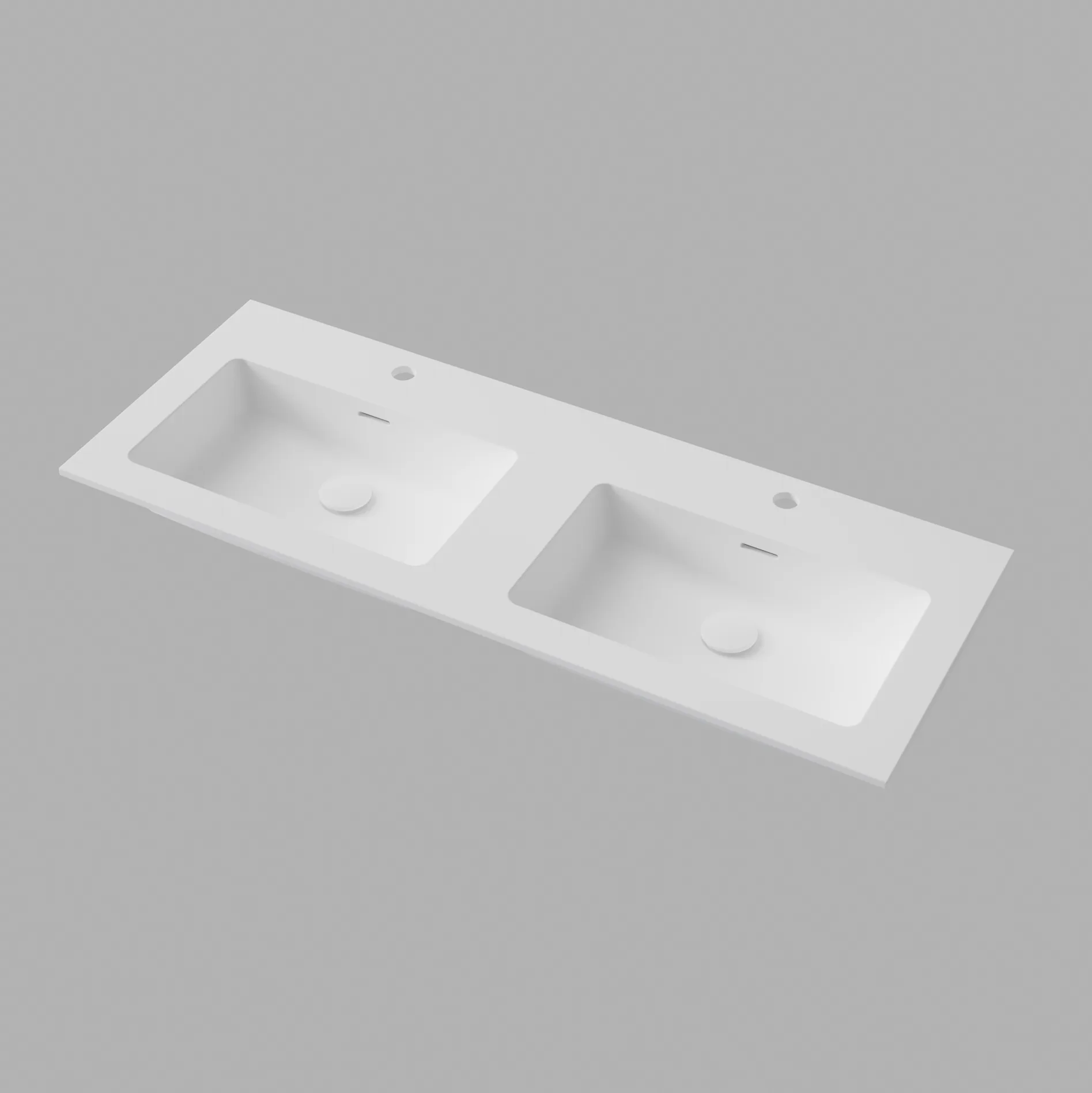 Tvättställ INR Smooth Solid Surface Dubbel