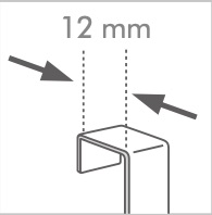 Duschväggskrok Spirella Noko 2-pack
