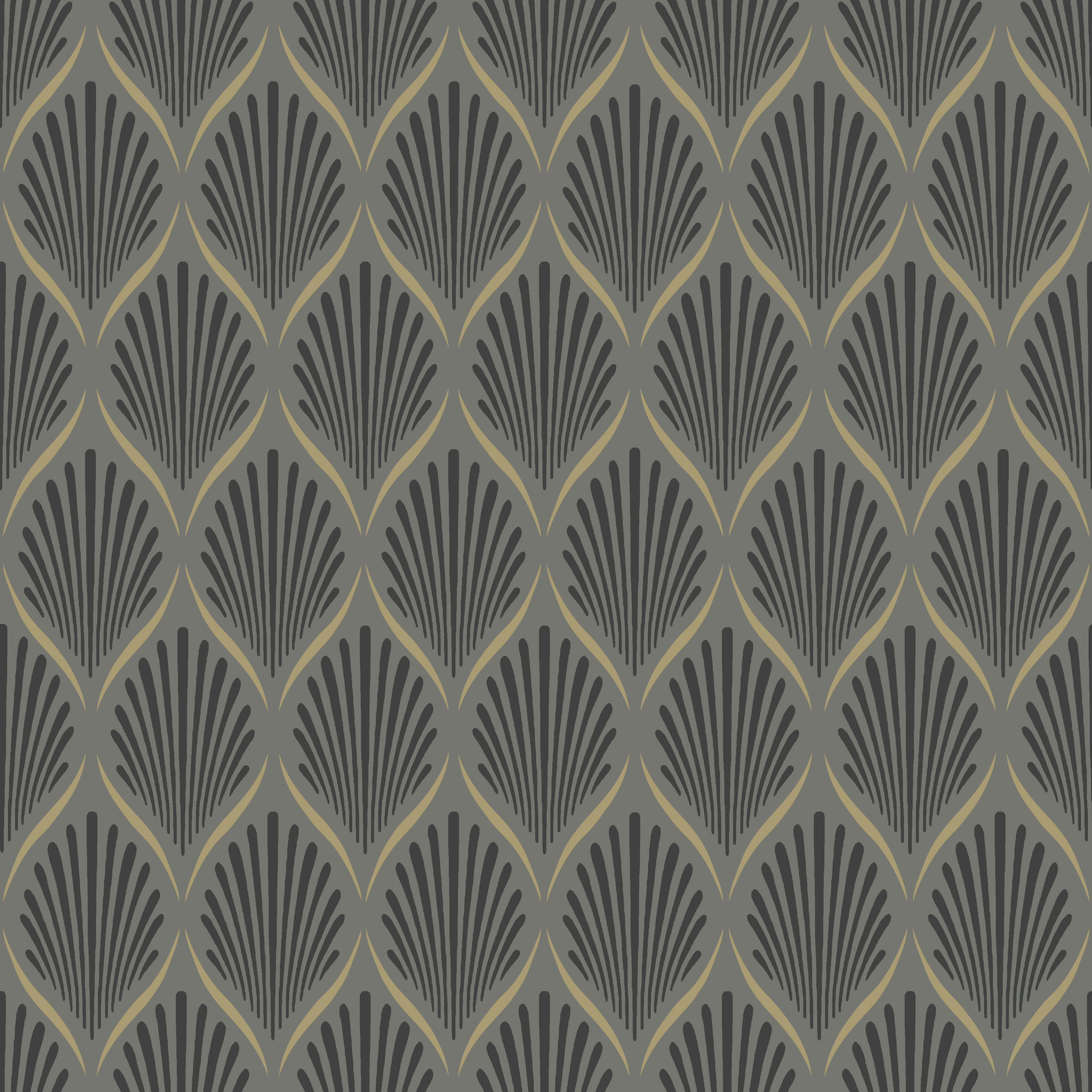 Tapet Duro Lilly Grå 68104